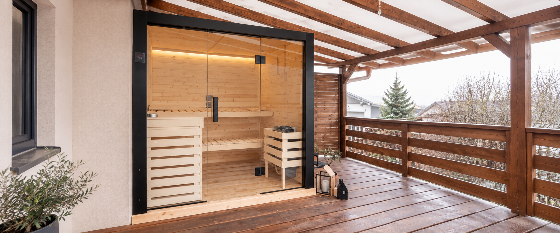 Kombinovaná sauna Harvia Family Infra Medium Fin Set 